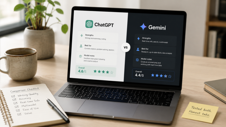 chatgpt vs gemini honest comparison 2026