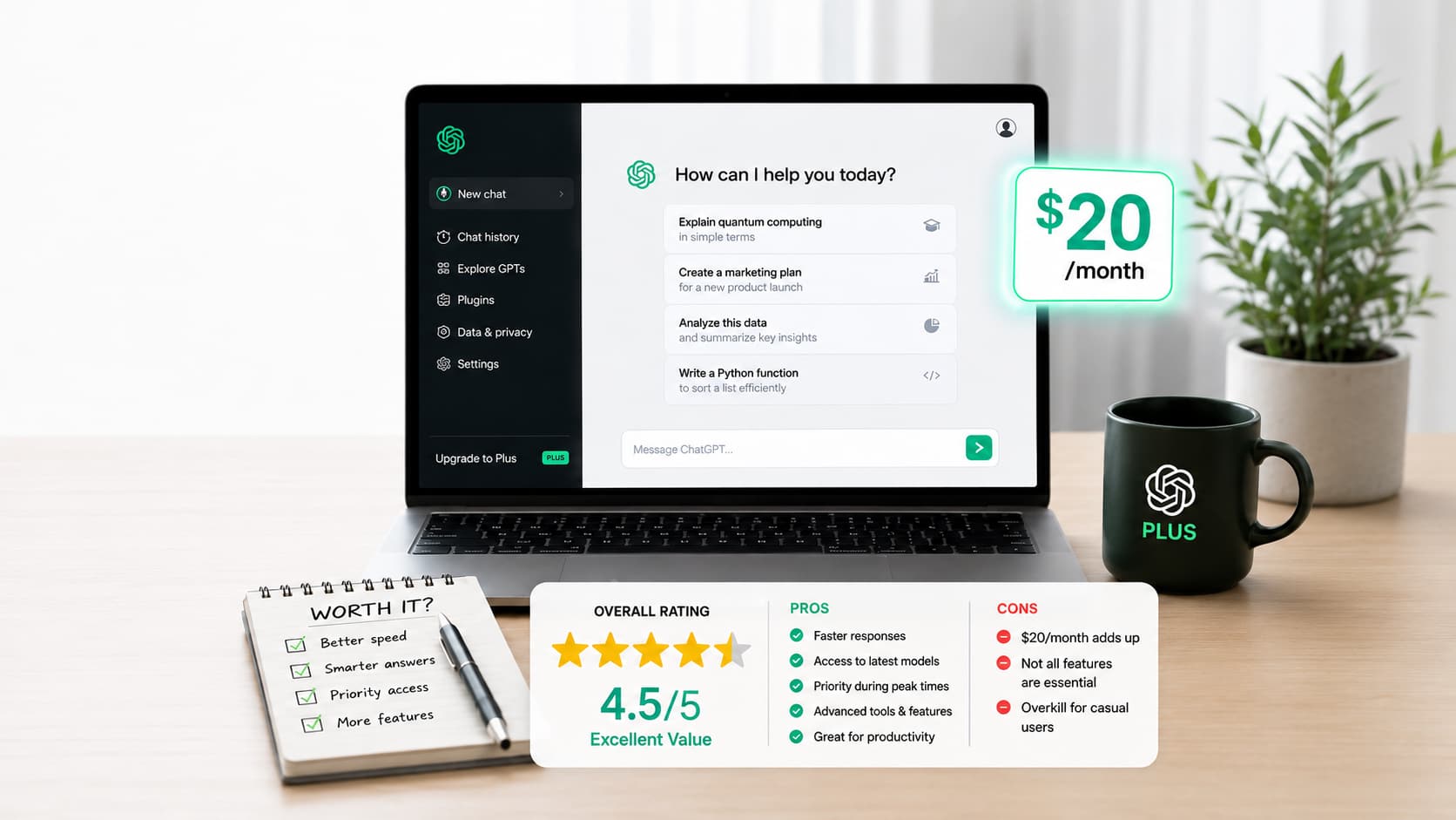 ChatGpt plus Review
