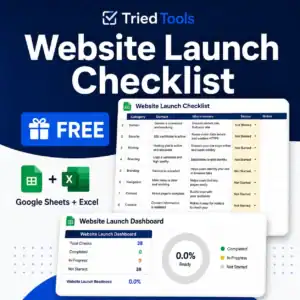 website launch checklist